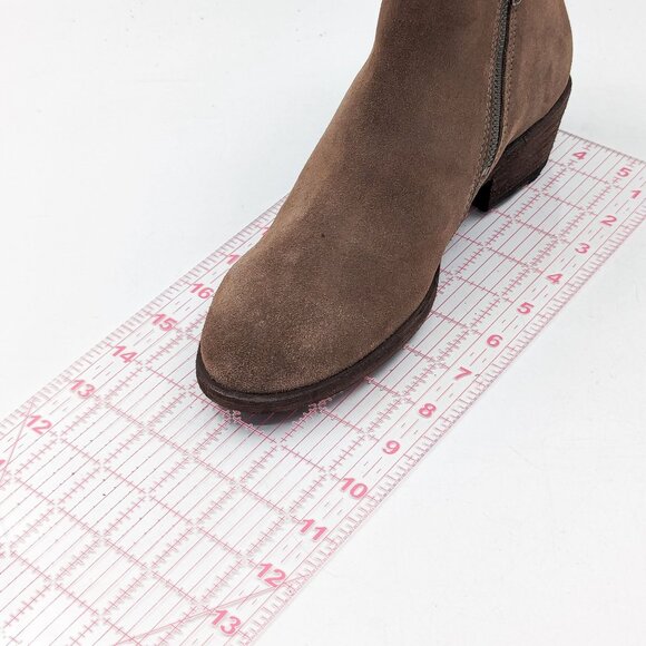 Frye Women Carson Piping Medium Grey Western Ankle Boots size 7 - Picture 7 of 12